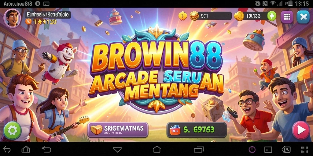 Tampilkan gameplay BROWIN88 dengan serangkaian tantangan Arcade yang menarik.