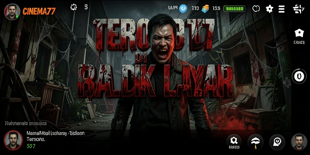 Gameplay CINEMA77 yang mendebarkan dengan suasana horor yang intens.