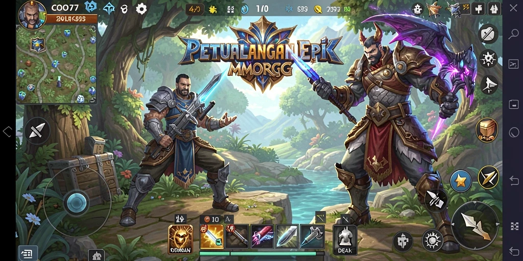 Gameplay menarik COO77 dalam dunia MMORPG yang mengasyikkan.