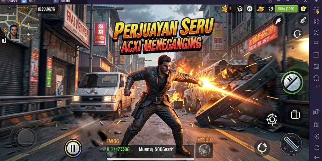 Tampilan gameplay seru dan menegangkan di FW66.