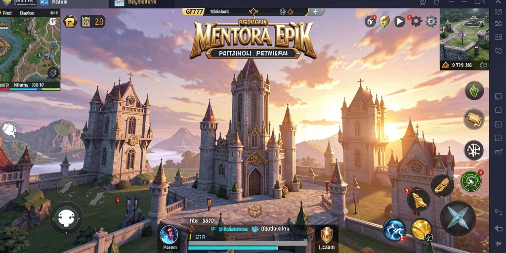 Screenshot gameplay GT777 yang menampilkan pertahanan menara yang menarik.