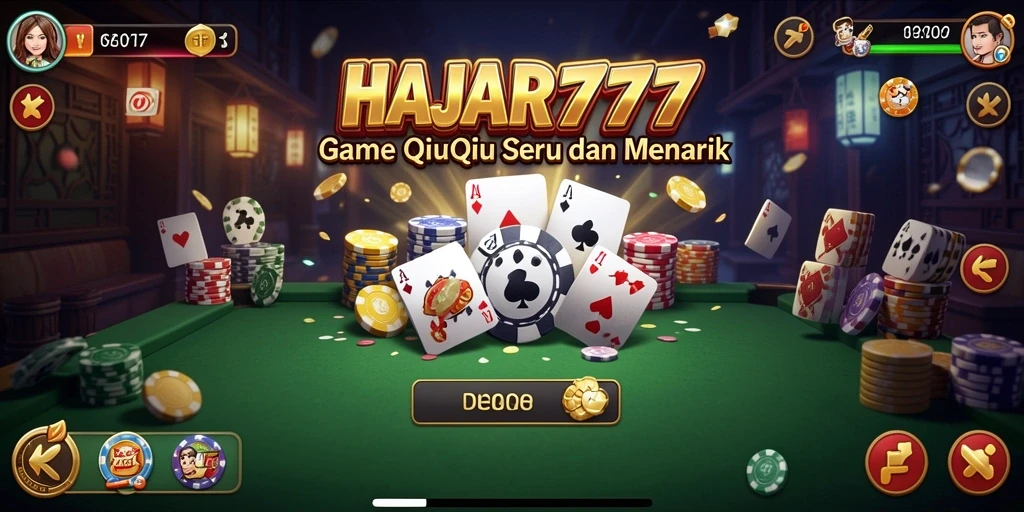 Tampilan gameplay QiuQiu yang seru dan menarik di HAJAR777.