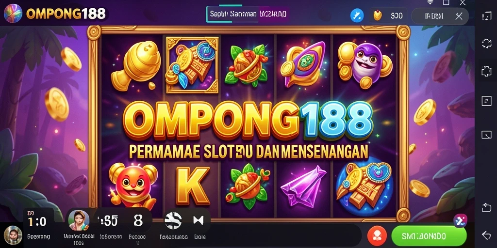 Screenshot gameplay OMPONG188 menampilkan mesin slot yang menarik.
