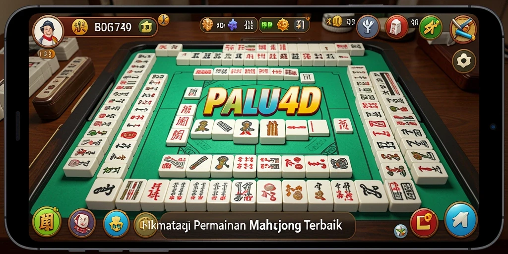 Tampilan gameplay Mahjong yang seru di PALU4D.