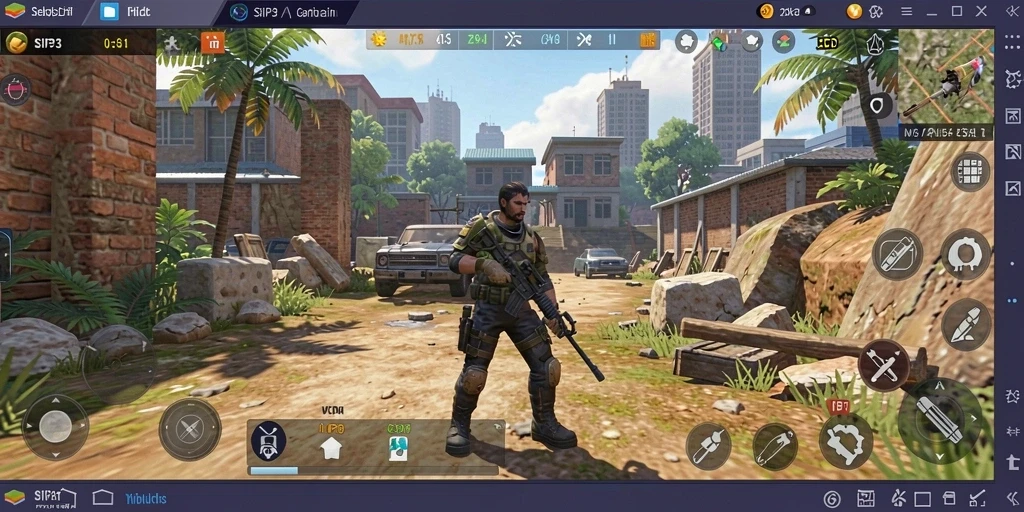 Screenshot menampilkan karakter dan lingkungan dalam SIP33.