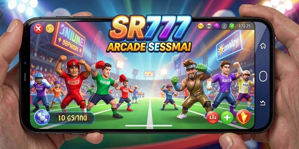 Screenshot gameplay SR777 menampilkan aksi seru dan grafis menarik.