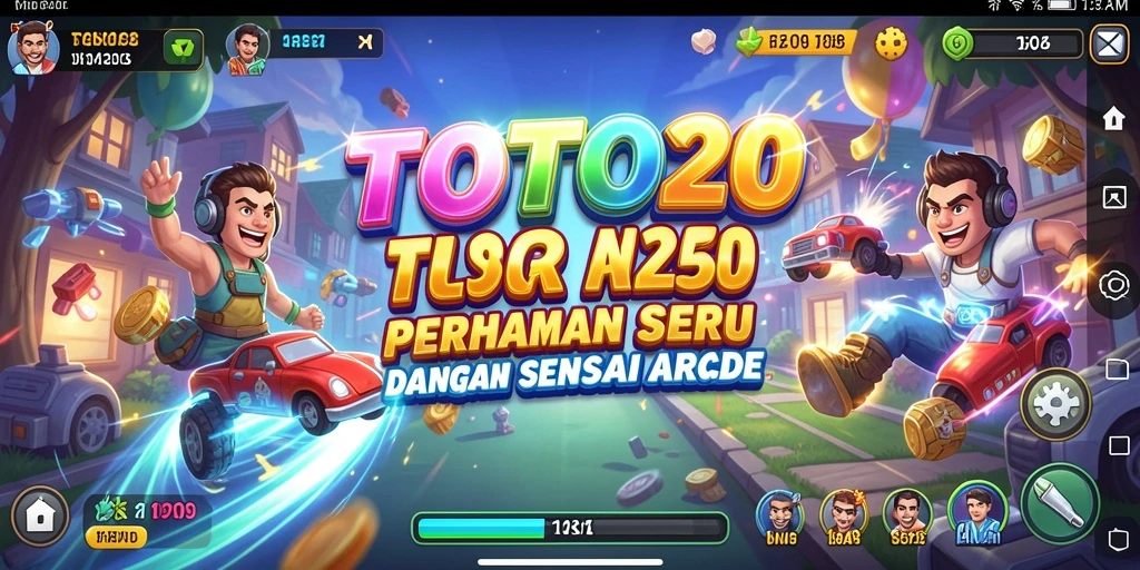 Screenshot gameplay utama TOTO20 menampilkan aksi seru dan tantangan menarik.